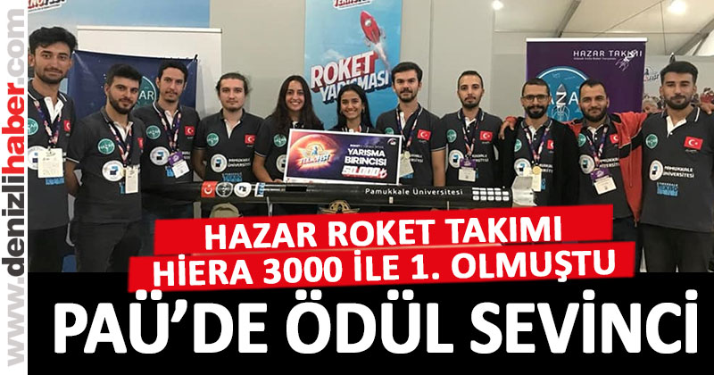 Hiera 3000 ile gelen 1.lik PAÜ’de sevinç yarattı