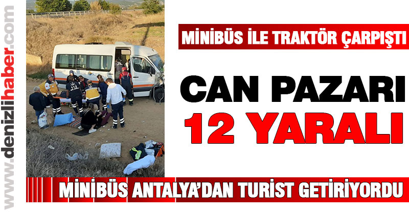 Acıpayam’da kaza: 12 yaralı