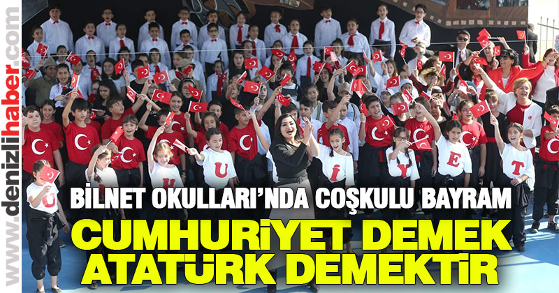 Bilnet Okulları’nda görkemli Cumhuriyet kutlaması