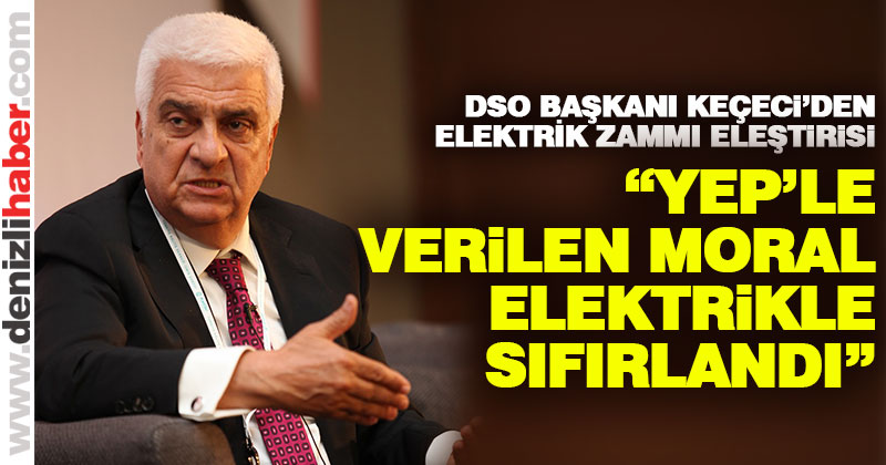 Keçeci: “YEP’le verilen moral elektrikle sıfırlandı”
