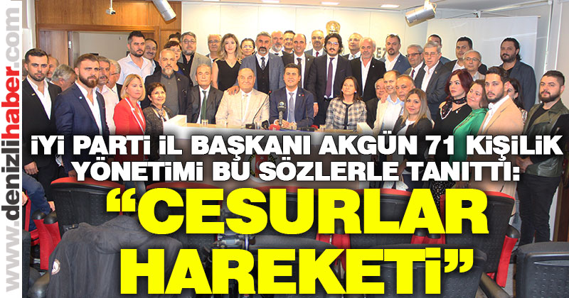 Akgün, 71 kişilik yönetimi tanıttı