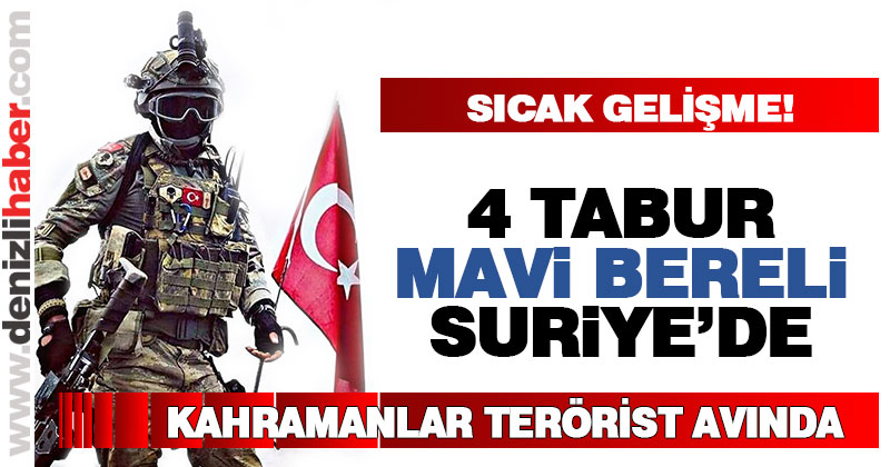 11. Komando Tugayı’ndan 4 tabur Suriye’de