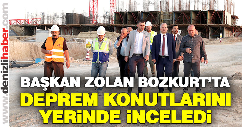 Başkan Osman Zolan Bozkurt’ta TOKİ konutlarını inceledi