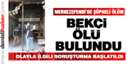 İş hanı bekçisi ölü bulundu