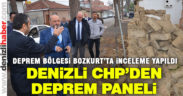 CHP İl Örgütü’nden deprem paneli