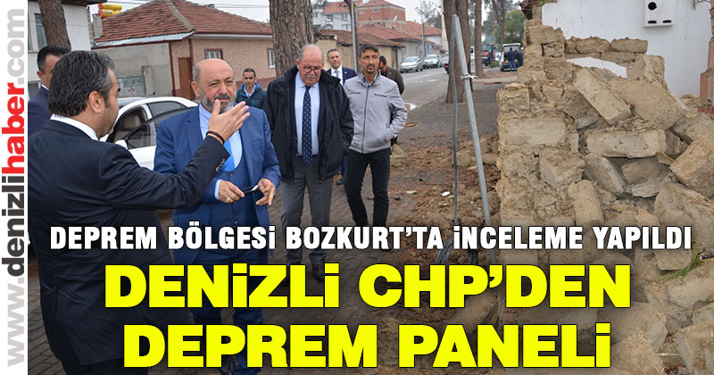 CHP İl Örgütü’nden deprem paneli