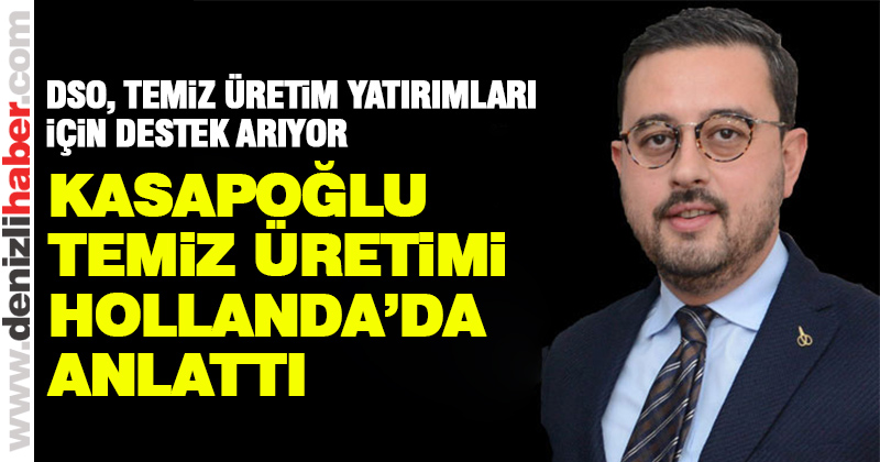 DSO, Temiz üretim yatırımları için destek arıyor