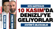 İsmail Saymaz ve Deniz Zeyrek 10 Kasım’da Merkezefendi’deler