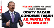Adrese teslim kadro ilanı  iddiası
