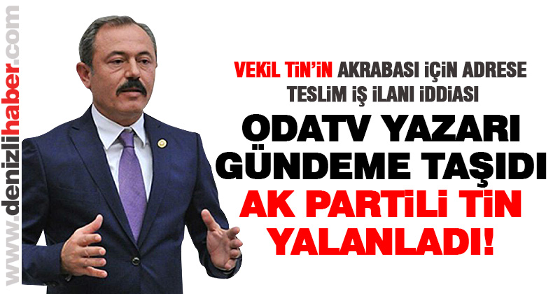 Adrese teslim kadro ilanı  iddiası