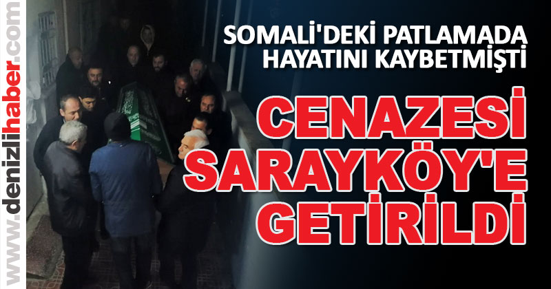 Mehmet Kaplan’ın cenazesi Sarayköy’e getirildi