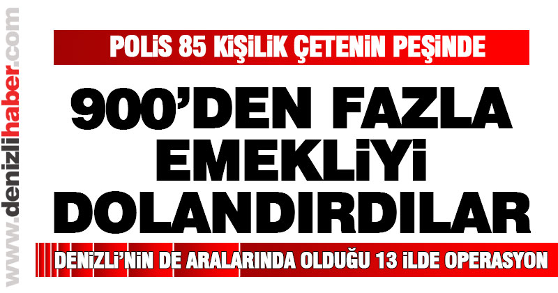 Polis dolandırıcılık çetesinin peşinde