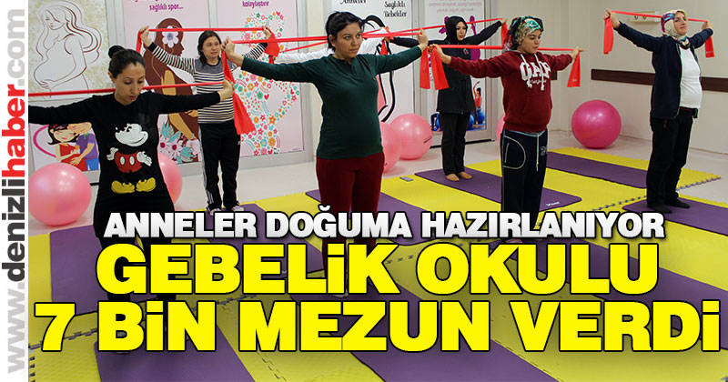 Anne adayları gebe okulu ile doğuma hazırlanıyor