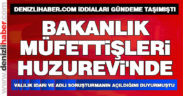 Bakanlık müfettişleri huzurevinde