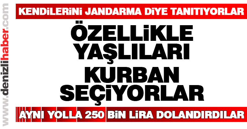 Kendilerini jandarma diye tanıtan dolandırıcılar yakalandı