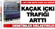 1.150 litre sahte alkol ele geçirildi