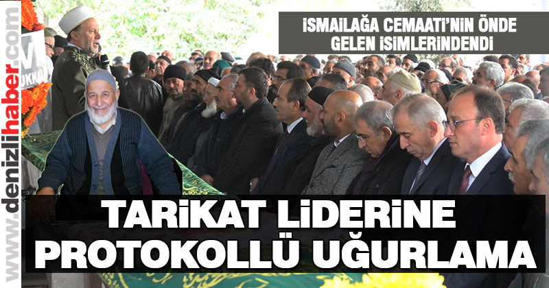 İsmailağa Tarikatı şeyhlerinden Tevfik Özdemir’e protokollü uğurlama
