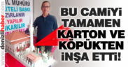 Sarayköylü bilgisayar programcısı cami maketiyle hayran bıraktı