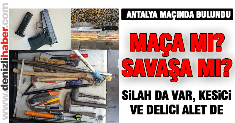 Taraftarların üzerinden bunlar çıktı: “Maça mı? Savaşa mı?”