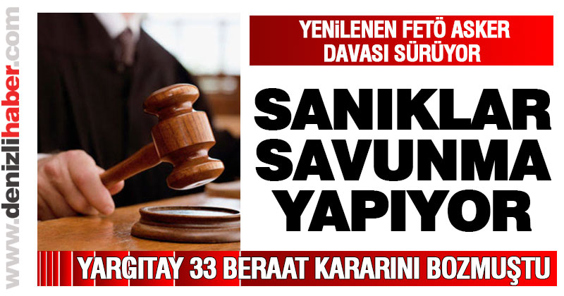 FETÖ asker davası sürüyor