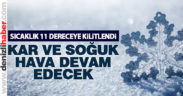 Denizli üşümeye devam edecek