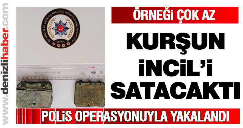 Polisten kurşun İncil operasyonu