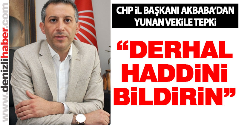 Akbaba, “Derhal haddini bildirin”