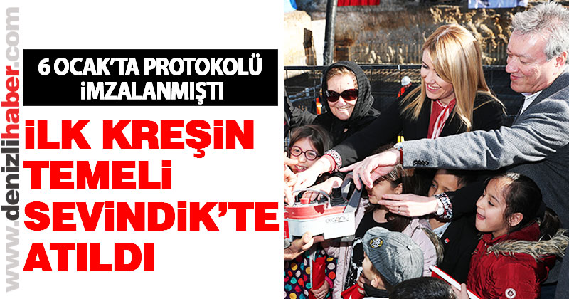 İlk kreşin temeli atıldı