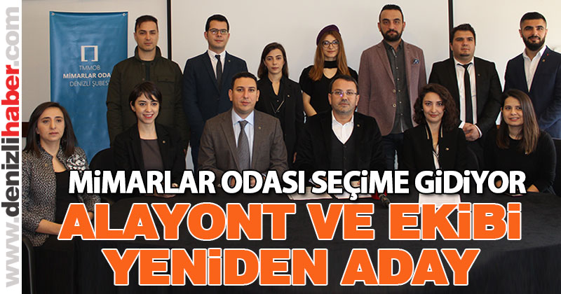 Mimarlar Odası Denizli Şubesi genel kurula gidiyor