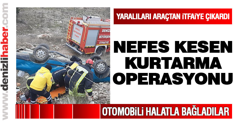 Serinhisar’da kaza: 2 yaralı