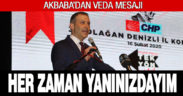 Mahir Akbaba’dan veda mesajı: Her zaman yanınızdayım