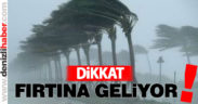 AFAD’dan Denizli için fırtına uyarısı