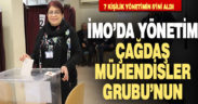 İMO’da çoğunluk Nigar Hüyük’ün başkanı olduğu Çağdaş Mühendisler Grubu’nun