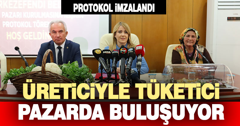 Denizi’nin ilk üretici pazarı Merkezefendi’de açılıyor