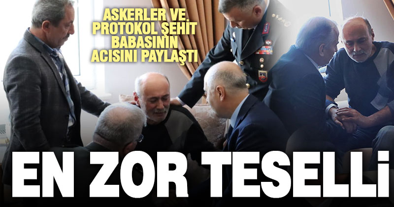 Denizli protokolü şehit evinde: En zor teselli