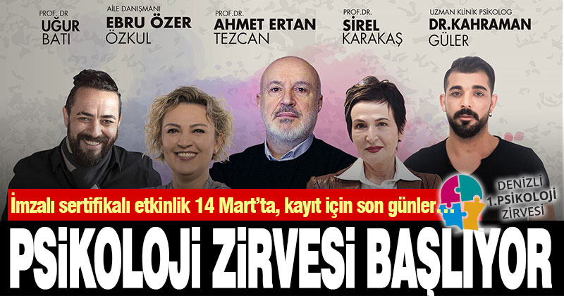Psikoloji Zirvesi şimdi Denizli’de!