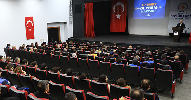 Büyükşehir personeline deprem eğitimi
