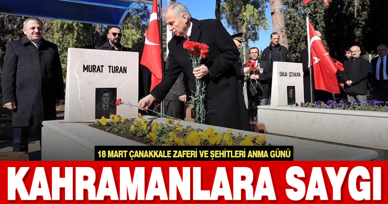 Çanakkale kahramanları törenle anıldı