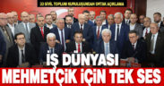 Denizli iş dünyası Mehmetçik için tek ses