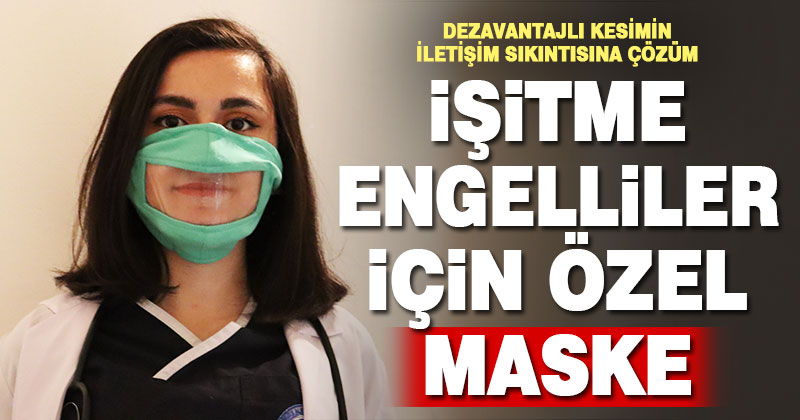 İşitme engellilerin yaşadığı iletişim sorununu çözecek maskeyi üretti