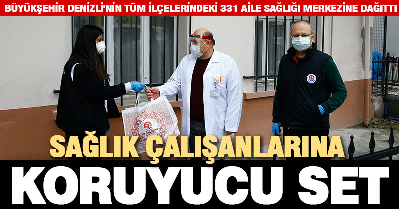 Büyükşehir’den 331 ASM’ye koruyucu set