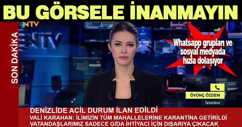 Denizli ile ilgili hazırlanan sahte görsel gruplarda hızla yayılıyor