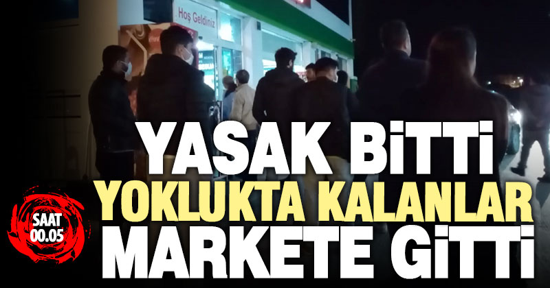 Yasağın bitmesiyle yakıt istasyonları akına uğradı