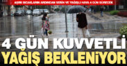 Denizli’ye kuvvetli yağışlar geliyor