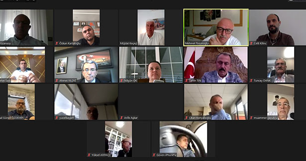 DSO meclisi video konferans ile toplandı