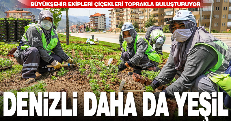 Büyükşehir ile daha yeşil bir Denizli