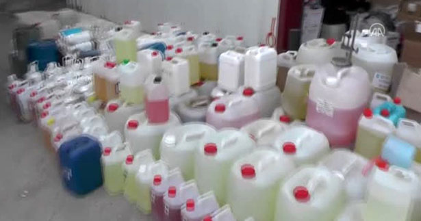 Denizli’de kolonya ve dezenfektan baskını