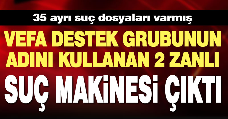 Kendilerini Vefa Destek Grubu görevlisi olarak tanıtan hırsızların 35 suça daha karıştıkları belirlendi