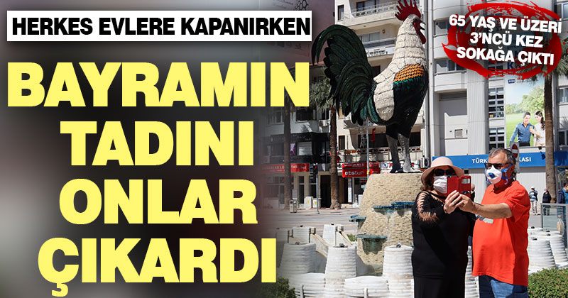 65 yaş üstünün bayram sevinci
