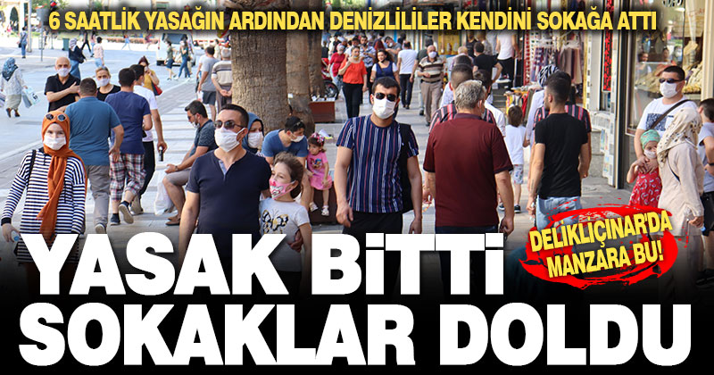 Sınav nedeniyle uygulanan sokağa çıkma yasağının ardından sokaklar doldu